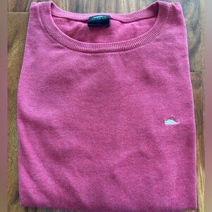 Atticus Men’s Trevor Sweater Cotton Crewneck Medium M Pullover Salmon Pink